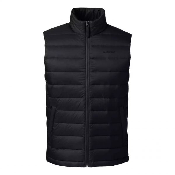 black bubble vest mens